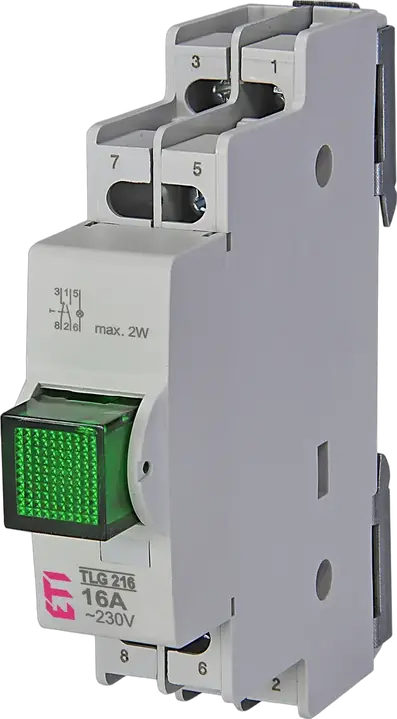 Slika *TLG 216 2p 16A green
