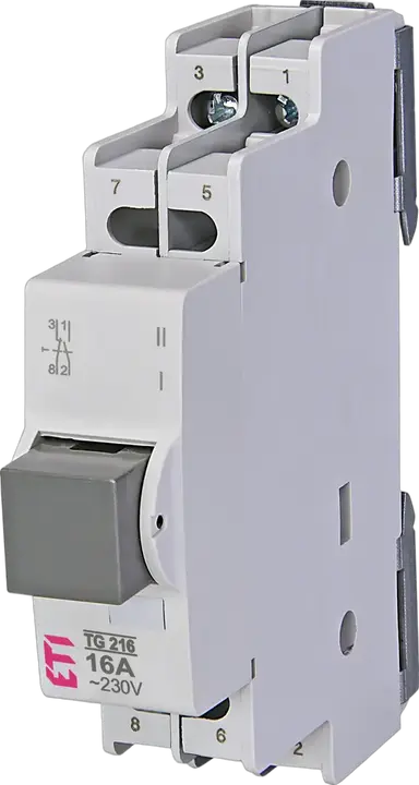 Slika *TG 216 2pol 16A grey